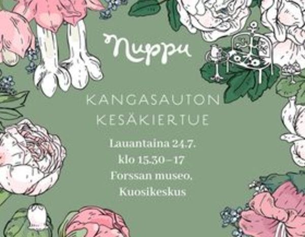 Nuppu Print Company: Kesäkiertue Kuosikeskuksella 24.7. klo 15.30-17