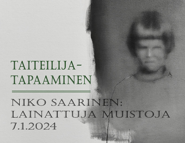 Niko Saarisen taiteilijatapaaminen 7.1.2024